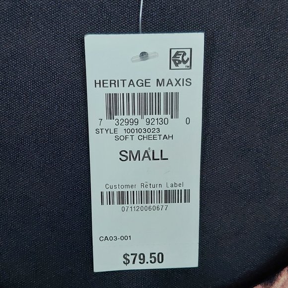 NWT INC INTERNATIONAL CONCEPTS HERITAGE MAXIS SOFT CHEETAH PRINT WRAP DRESS (S) - Picture 9 of 11